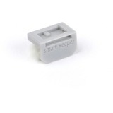 SMARTKEEPER ESSENTIAL Mini DisplayPort Lock (MD04) + Lock Key Mini (U04), Einsteckschloss Farbcode Grau, 4 Stück + 1 Schlüssel