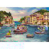 Schmidt Spiele Thomas Kinkade Studios: Disney - Mickey and Minnie in Italy, Puzzle 1000 Teile