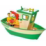 Simba Feuerwehrmann Sam Charlies Fischerboot mit Figur, Spielfahrzeug 
