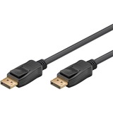 goobay DisplayPort 1.4 Verbindungskabel schwarz, 2 Meter