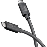 goobay USB4 Version 2.0 Kabel, USB-C Stecker > USB-C Stecker, 80Gbit/s schwarz, 1,2 Meter, Laden mit bis zu 240 Watt