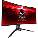 ASRock PG34WQ15R2B, Gaming-Monitor 86 cm(34 Zoll), schwarz, WQHD, AMD Free-Sync, WLAN, 165Hz Panel