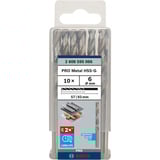 Bosch Metallbohrer HSS-G, Ø 6mm 10 Stück, Arbeitslänge 57mm