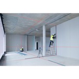 Bosch Professional Linienlaser GLL 3-80 C Professional, Laser-Empfänger LR 7, L-BOXX, Kreuzlinienlaser blau/schwarz, mit roten Laserlinien, Li-Ionen Akku 2,0Ah