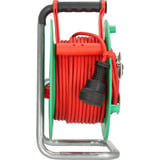 Brennenstuhl Garant G Bretec IP44 Garten-Kabeltrommel, 1 Anschluss grün/rot, 38 + 2 Meter, Bretec-Drehkontakt-System