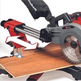 EINHELL Akku-Zug-Kapp-und Gehrungssäge TE-SM 36/10 L Li-Solo, 36Volt (2x18V) rot, ohne Akku und Ladegerät