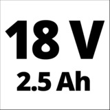 EINHELL Power X-Change Akku-Bohrhammer TE-HD 18 Li, 18Volt rot/schwarz, Li-Ion Akku 2,5 Ah, Koffer