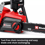 EINHELL Professional Akku-Kettensäge GP-LC 36/40 Li BL-Solo, 36Volt (2x18V) rot/schwarz, ohne Akku und Ladegerät