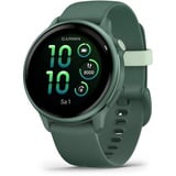 Garmin vívoactive 6, Smartwatch jaspisgrün/jaspisgrün metallic, 42 mm, Silikon-Armband