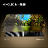 Hisense ULED 85E8S MiniLED, QLED-Fernseher 215 cm (85 Zoll), schwarz/dunkelgrau, UltraHD/4K, Triple Tuner, Subwoofer, 144Hz Panel