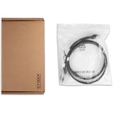 ICY BOX Kabel SlimSAS x8 SFF-8654 > 2x SlimSAS x4 SFF-8654 schwarz, 50cm
