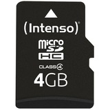 Intenso microSDHC 4 GB, Speicherkarte Class 4