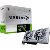 MSI GeForce RTX 5070 12G VENTUS 2X OC WHITE, Grafikkarte DLSS 4, 3x DisplayPort, 1x HDMI 2.1