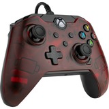 PDP Gaming Wired Controller: Crimson Red, Gamepad rot/transparent, Xbox Series X|S, Xbox One, PC