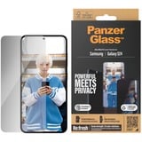 PanzerGlass Privacy Displayschutz, Schutzfolie transparent, Samsung Galaxy S24, EasyAligner