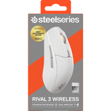SteelSeries Rival 3 Wireless Gen 2, Gaming-Maus weiß
