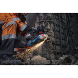 Bosch Professional Akku-Winkelschleifer GWX 18V-11PS Professional solo, 18Volt blau/schwarz, ohne Akku und Ladegerät, X-LOCK-Klicksystem, Zusatzhandgriff 