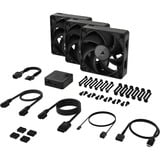 Corsair RX120 MAX Thick, Gehäuselüfter schwarz, 3er Pack, 120 mm