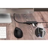 Digitus USB 3.0 Hub 4-Port Slim Line, USB-Hub schwarz