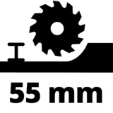 EINHELL Handkreissäge TC-CS 1250 rot/schwarz, 1.250 Watt