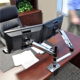 Ergotron LX Dual Monitor Arm, Monitorhalterung silber