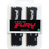 Kingston FURY DIMM 64 GB DDR5-6000 (2x 32 GB) Dual-Kit, Arbeitsspeicher schwarz, KF560C40BBAK2-64, FURY Beast RGB, INTEL XMP