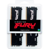 Kingston FURY DIMM 64 GB DDR5-6400 (2x 32 GB) Dual-Kit, Arbeitsspeicher schwarz, KF564C32BBAK2-64, FURY Beast RGB, INTEL XMP