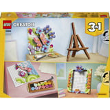 LEGO 31390 Creator 3-in-1 Deko-Blumengemälde, Konstruktionsspielzeug 
