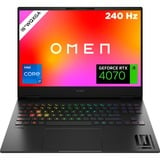 OMEN Transcend 16-u1077ng, Gaming-Notebook schwarz, Windows 11 Home  64-Bit, 40.6 cm (16 Zoll) & 240 Hz Display, 1 TB SSD