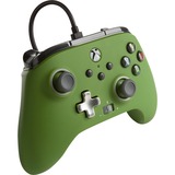 PowerA Enhanced Wired Controller for Xbox Series X|S, Gamepad olivgrün/schwarz, Soldier