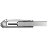 SanDisk Ultra Dual Drive Luxe 32 GB, USB-Stick silber, USB-A 3.2 Gen 1, USB-C 3.2 Gen 1