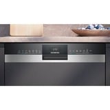 Siemens SN53HS10TE iQ300, Spülmaschine edelstahl (gebürstet)/schwarz, 60 cm, Home Connect