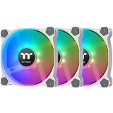 Thermaltake Pure 12 ARGB Sync Radiator Fan White TT Premium Edition, Gehäuselüfter weiß, 3er Pack, inkl. Controller
