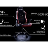 Vertagear Gaming-Stuhl SL3800 schwarz/weiß, ContourMax Lumbar, VertaAir, Hygennx