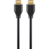 goobay Ultra96 HDMI Kabel schwarz/gold, 2,0m