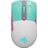 ASUS TUF Gaming Mini Wireless - Hatsune Miku Edition, Gaming-Maus türkis/weiß