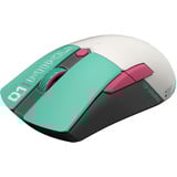 ASUS TUF Gaming Mini Wireless - Hatsune Miku Edition, Gaming-Maus türkis/weiß