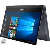 ASUS Vivobook Flip 14X (TP412FA-EC735T) , Notebook grau, Windows 10 Homeim S-Modus, 256 GB SSD