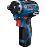 Bosch Professional Akkuschrauber GSR 12V-35 HX Professional, 12Volt blau/schwarz, 2x Li-Ion Akku 3Ah