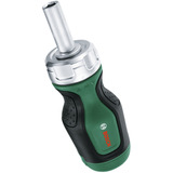 Bosch Stubby Bit Ratschenschraubendreher + 6 Bits  grün/schwarz, 7-teilig 