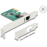 DeLOCK PCI Express x1 Karte 1 x RJ45 2,5 Gigabit LAN RTL8125, LAN-Adapter 