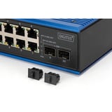 Digitus Industrial 8+2-Port Gigabit Ethernet PoE, Switch 