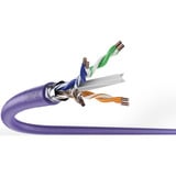 Digitus Professional Cat.6 F/UTP Verlegekabel simplex, B2ca violett, 500 Meter Trommel