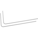 EKWB EK-Loop Metal Tube 14mm 0.8m Pre-Bent 90° - Nickel, Rohr nickel, 2x 0,8 Meter