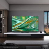 Hisense ULED 55E8S MiniLED, QLED-Fernseher 139 cm (55 Zoll), schwarz/dunkelgrau, UltraHD/4K, Triple Tuner, Subwoofer, 144Hz Panel