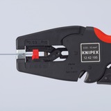 KNIPEX Automatische Abisolier-Zange "MultiStrip 10" 12 42 195  schwarz/rot, integrierter Drahtschneider