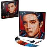 LEGO 31204 Art: Elvis Presley – "The King", Konstruktionsspielzeug DIY-Poster, Wand-Dekoration