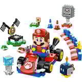LEGO 72043 Super Mario - Mario Kart: Interaktiver LEGO Mario & Standard-Kart, Konstruktionsspielzeug 