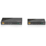 Lindy 70m Cat.6A HDMI 4K60 & Typ C HDBaseT 3.0 KVM Extender, HDMI Verlängerung schwarz