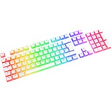 SPC Gear KC105 Pudding Onyx White DBL Shot PBT, Tastenkappe weiß/transparent, DE-Layout (QWERTZ), 105 Tasten